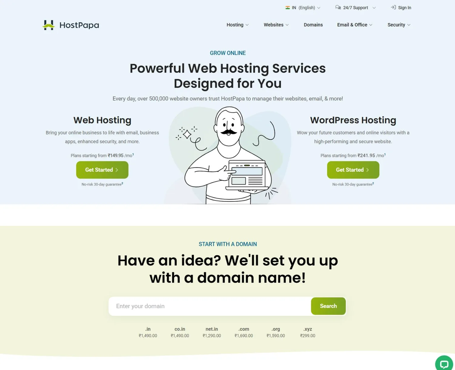 HostPapa project by Oflox
