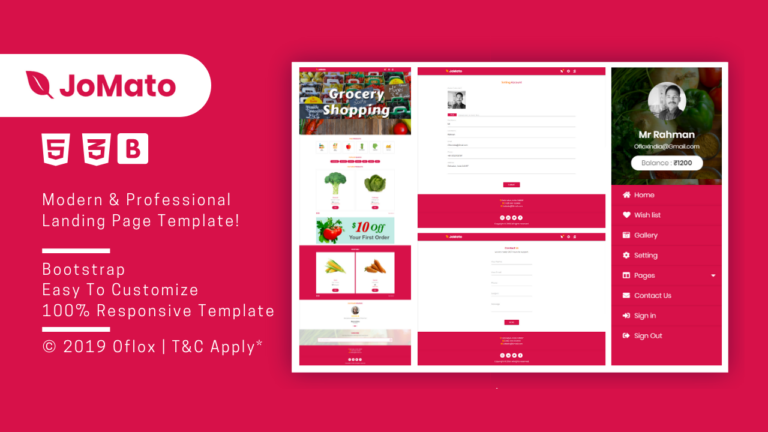 How To Make Website Like Zomato