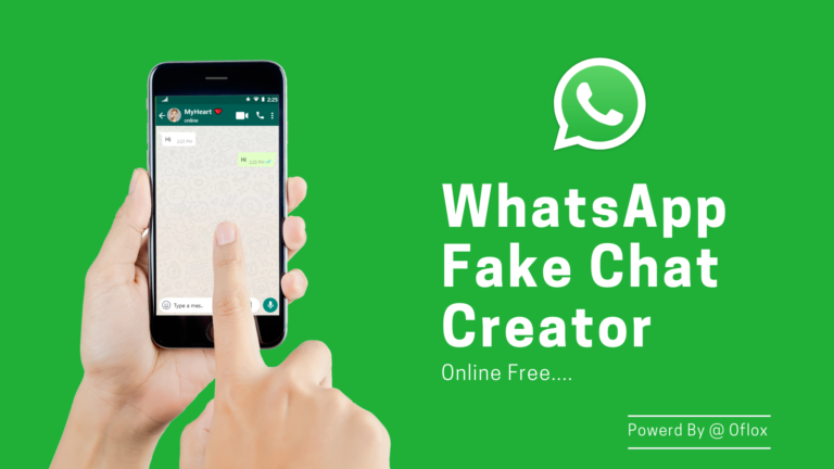 Fake WhatsApp Chat Creator Online Free