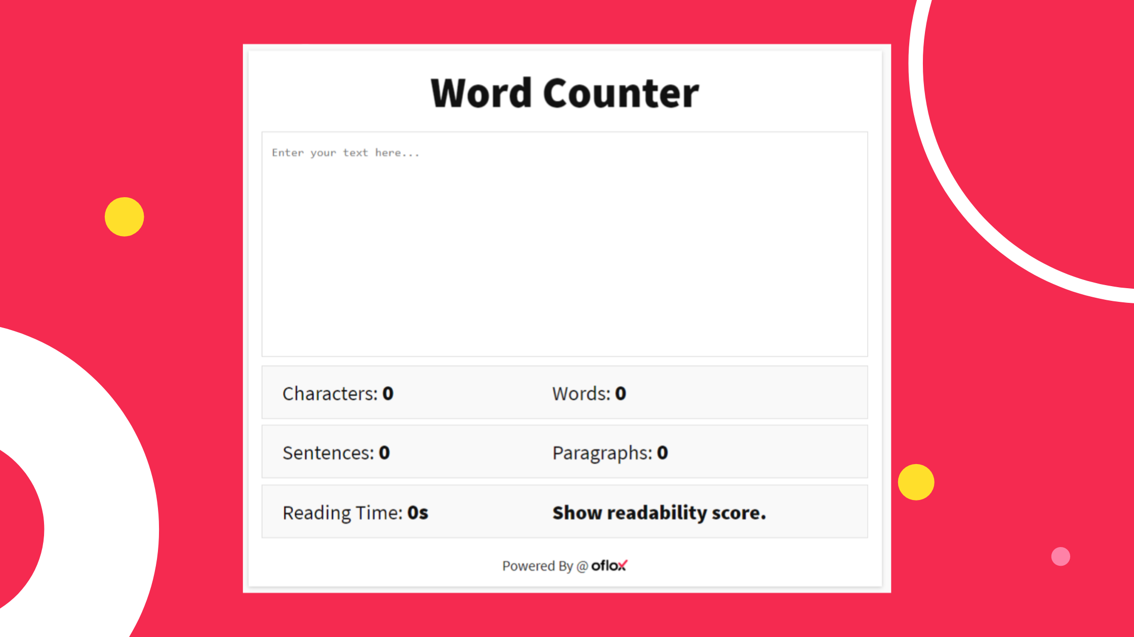How To Make A Word Counter