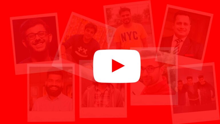 Top YouTubers in India