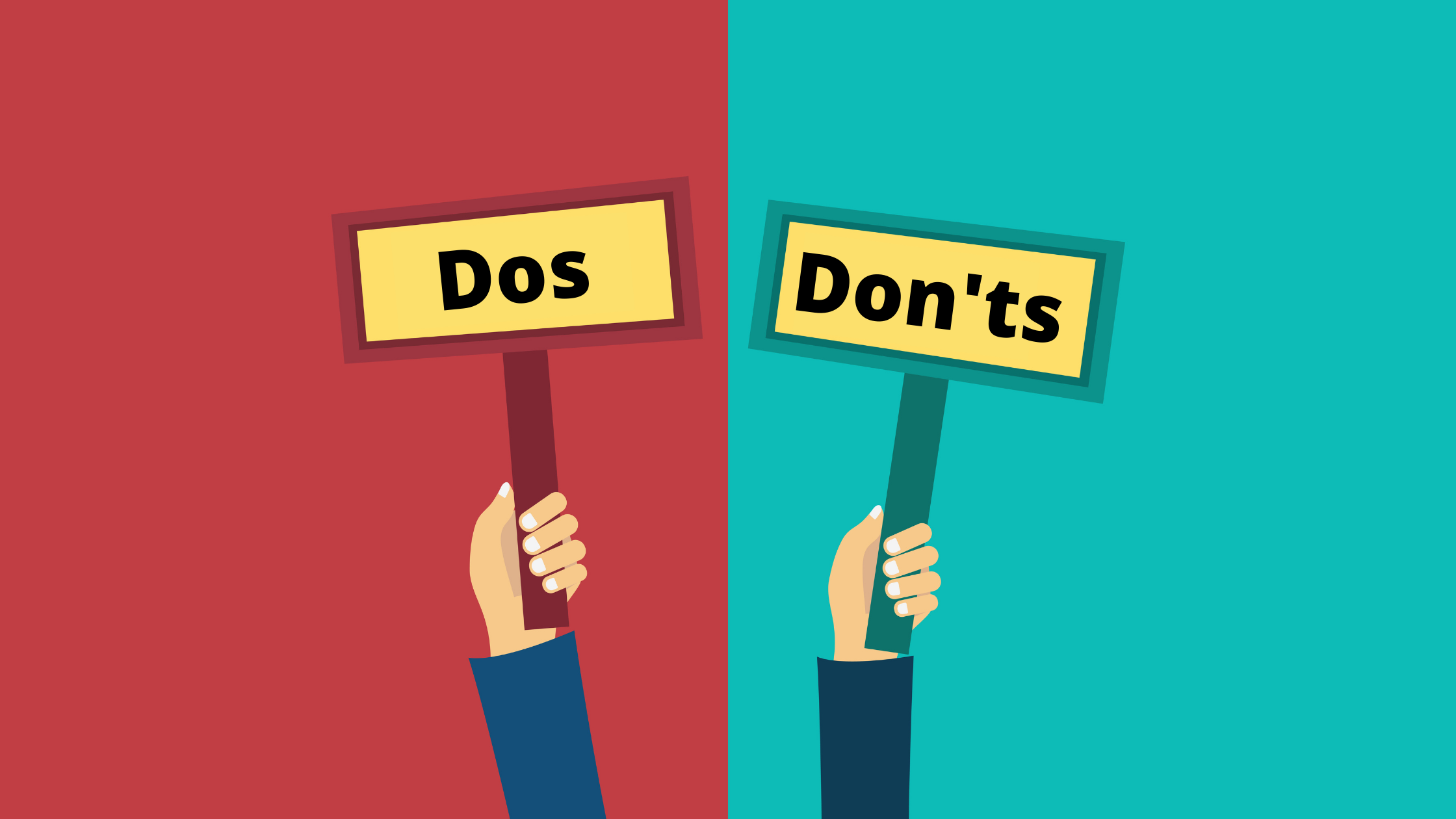 Dos and don'ts for a successful training program