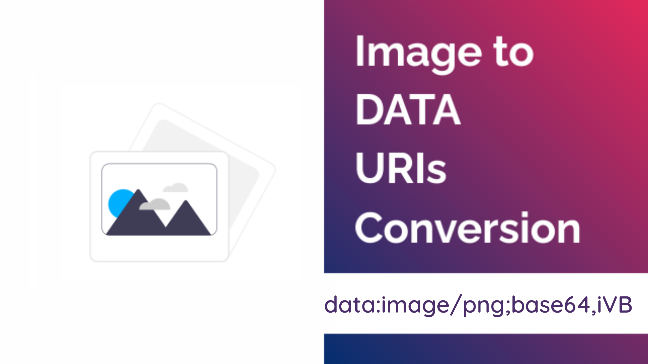 Image to Data URI
