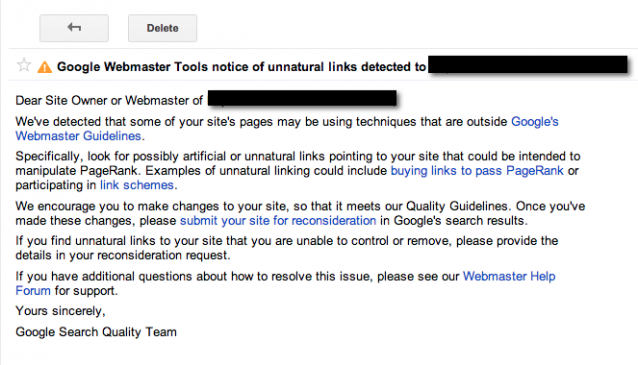 Disavow Hurtful Links