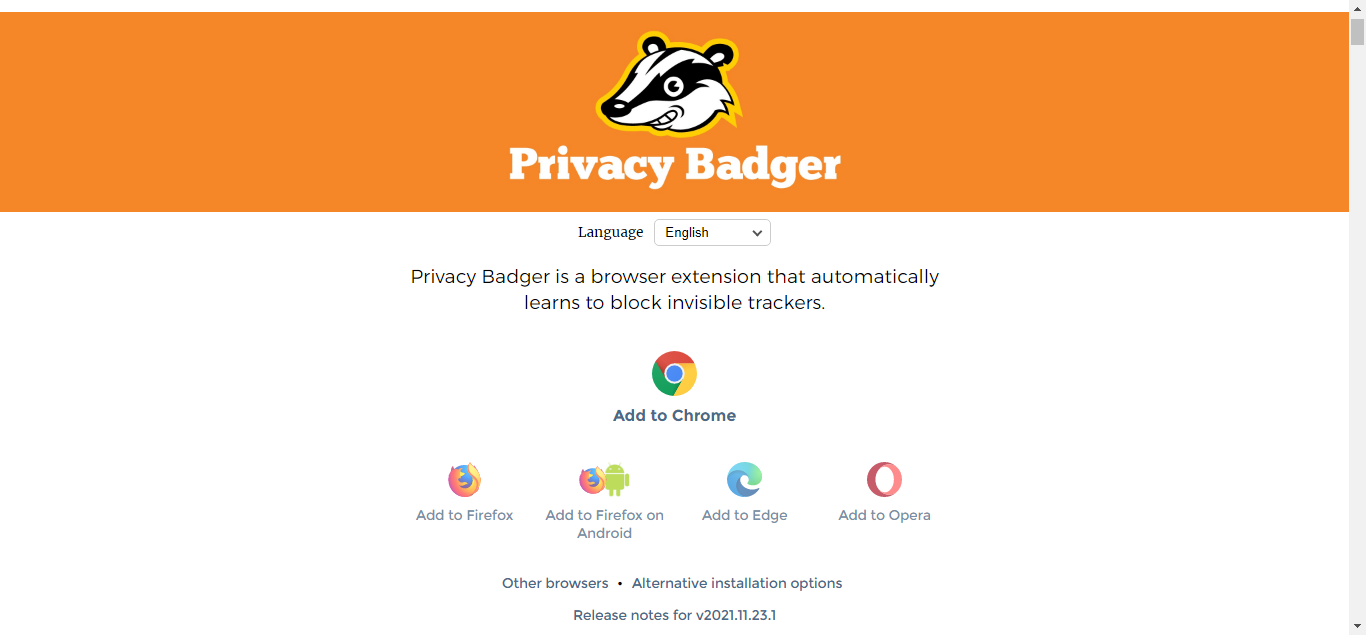 Privacy Badger