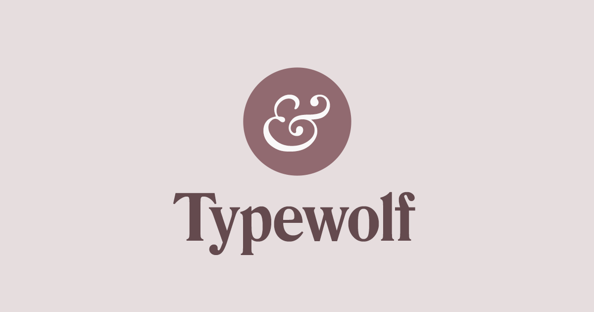 web design typefaces