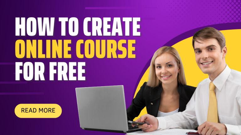 How to Create an Online Course for Free