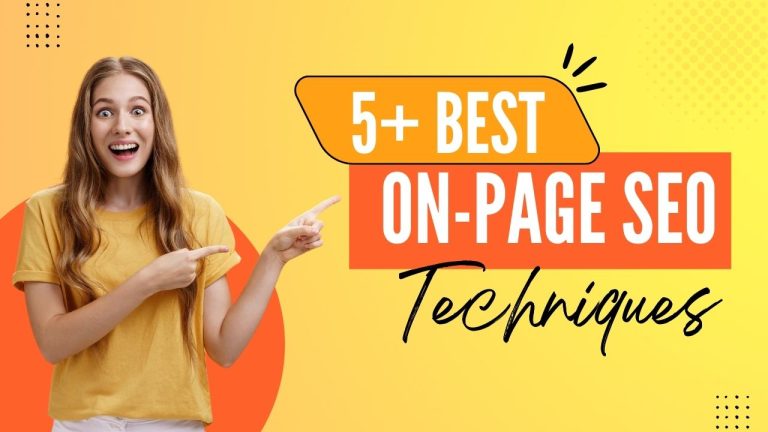 On-Page SEO Techniques