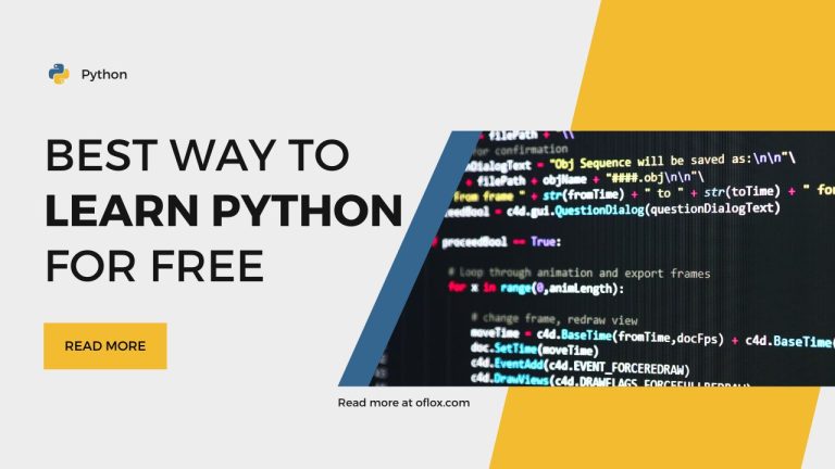 Best Way to Learn Python for Free