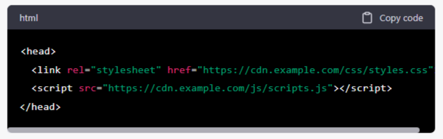 CDN in HTML