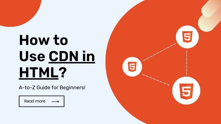 How to Use CDN in HTML