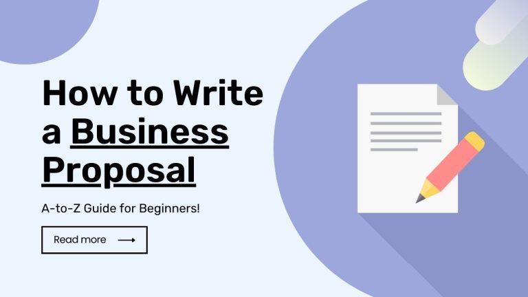 How to Write a Business Proposal