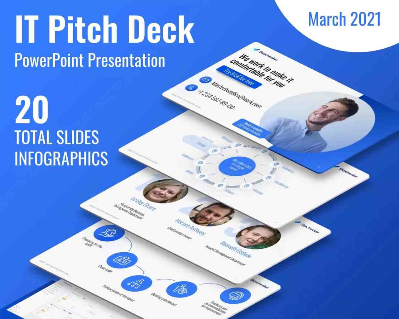 Modèle PowerPoint de meilleur pitch deck 
