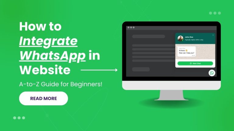 How to Integrate WhatsApp in Website