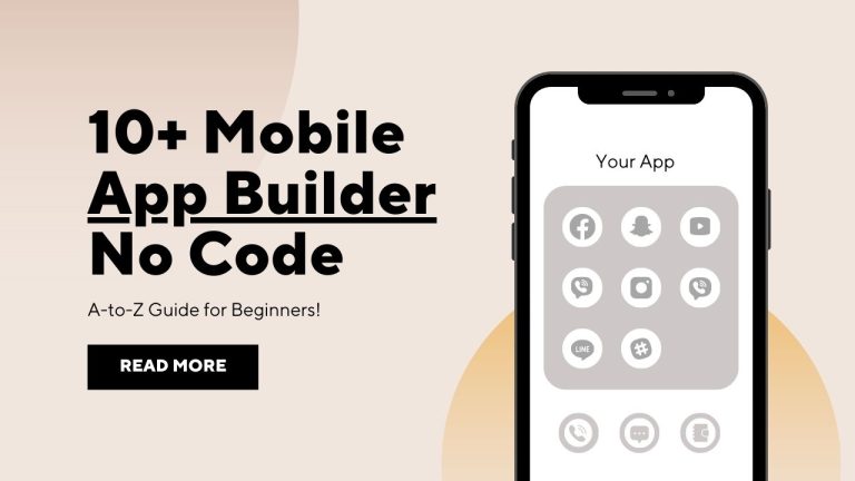 Mobile App Builder No Code