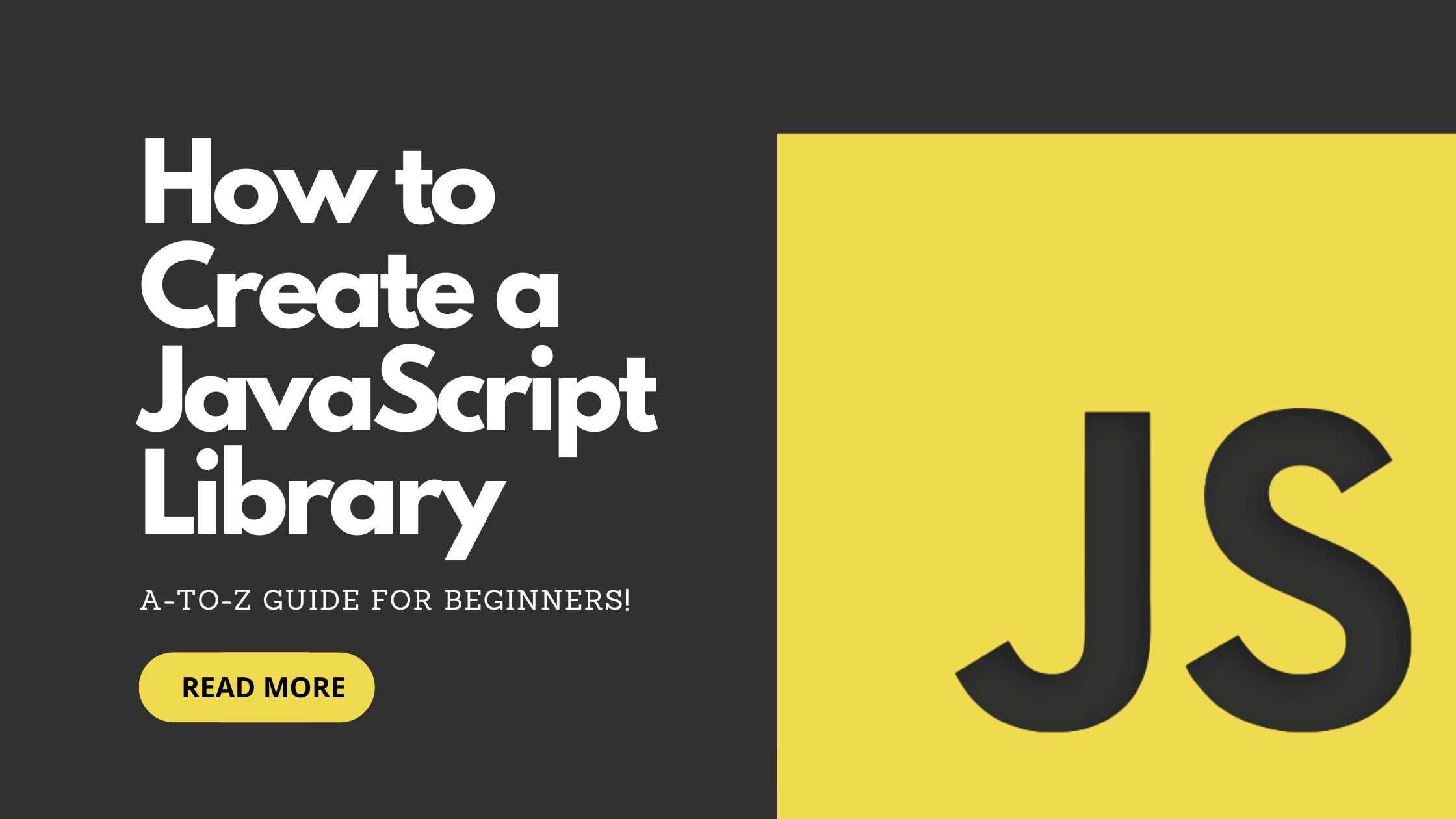 Comment créer une bibliothèque JavaScript