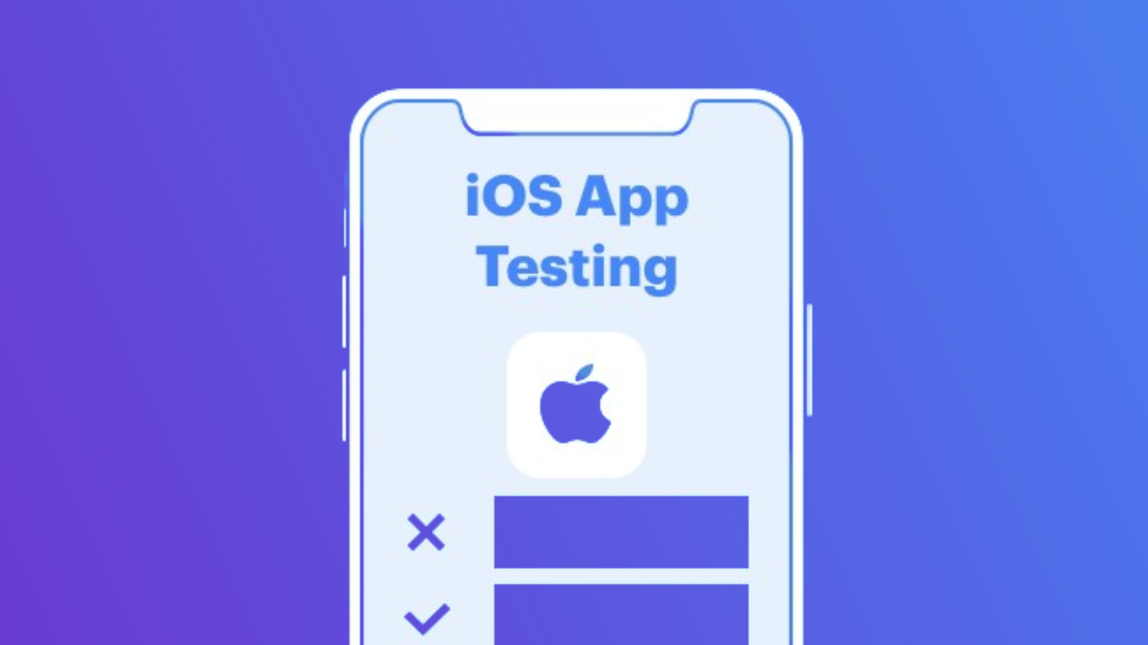 Test d'application iOS