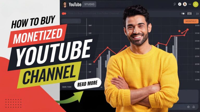 How to Buy Monetized YouTube Channel