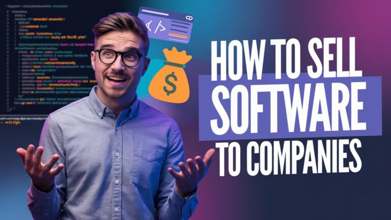 How to Sell Software to Companies