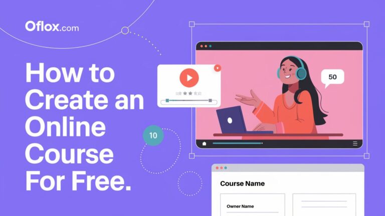 How to Create an Online Course for Free