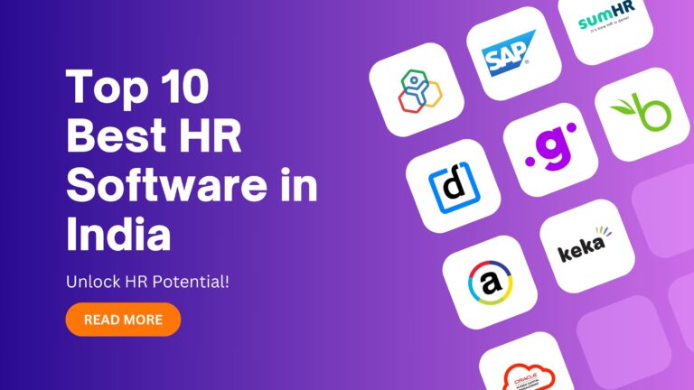 Top 10 Best HR Software in India