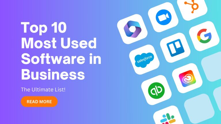 Top 10 Most Used Software in Business,