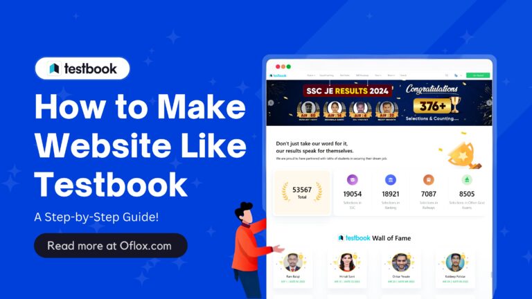 How to Make Website Like Testbook
