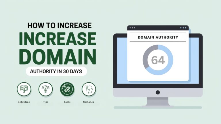 How to Increase Domain Authority in 30 Days