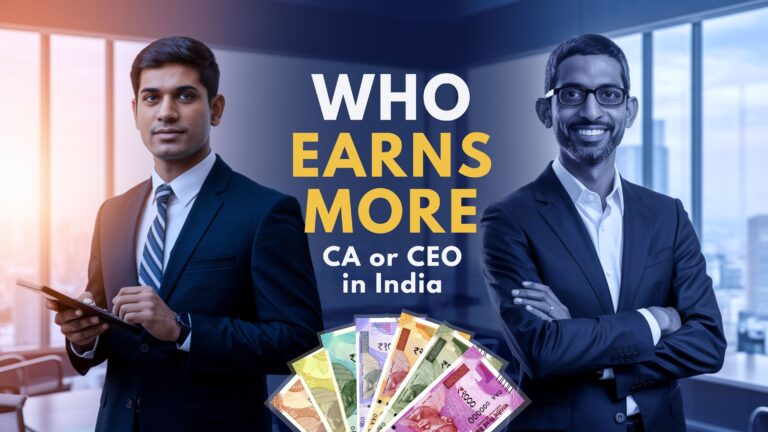 Who Earns More CA or CEO in India