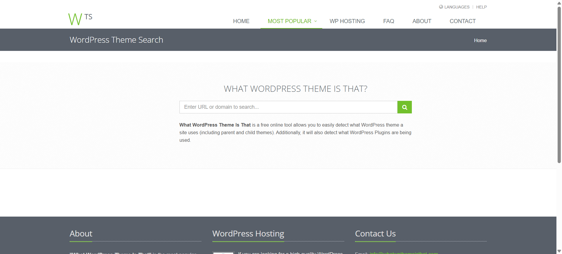 What WordPress Theme Is That