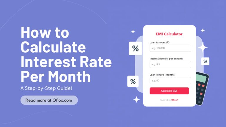How to Calculate Interest Rate Per Month