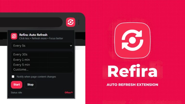 Refira Best Auto Refresh Chrome Extension