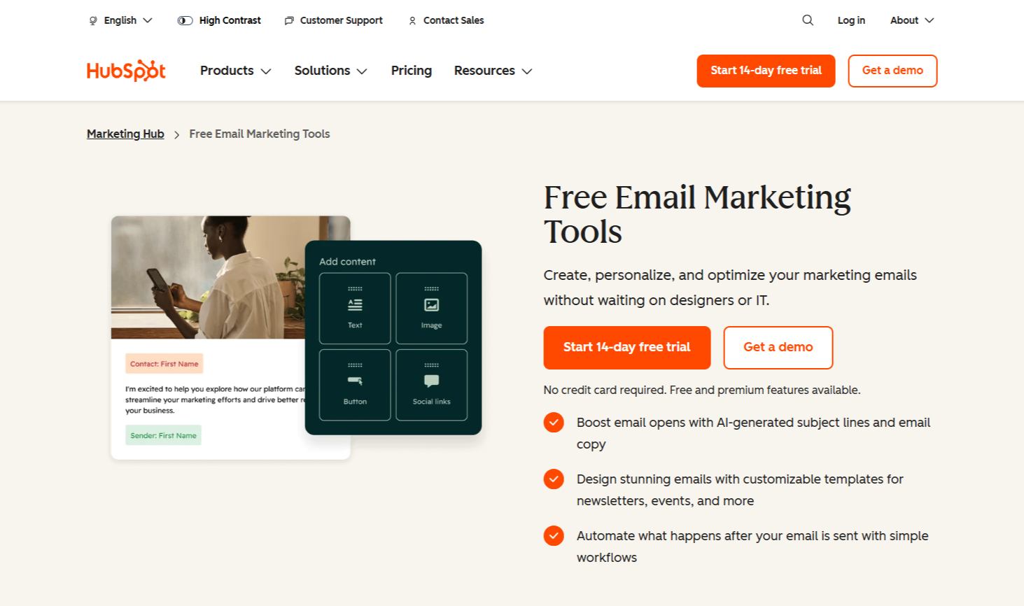 HubSpot Email Marketing