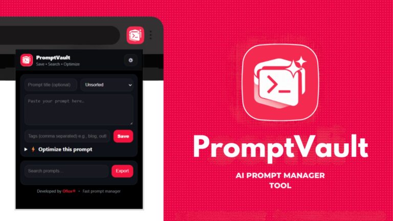 PromptVault – AI Prompt Manager Tool
