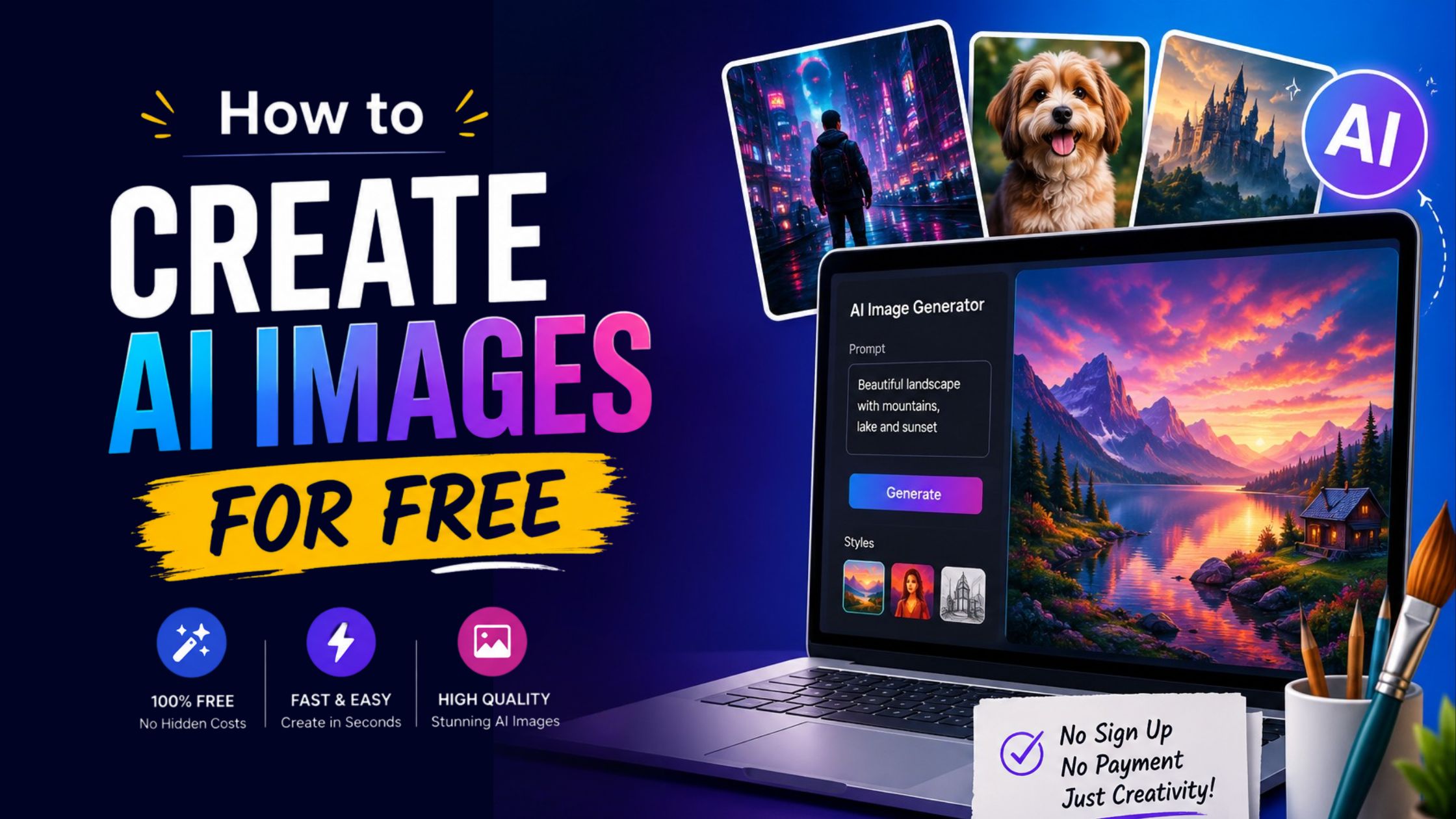 How to Create AI Images for Free