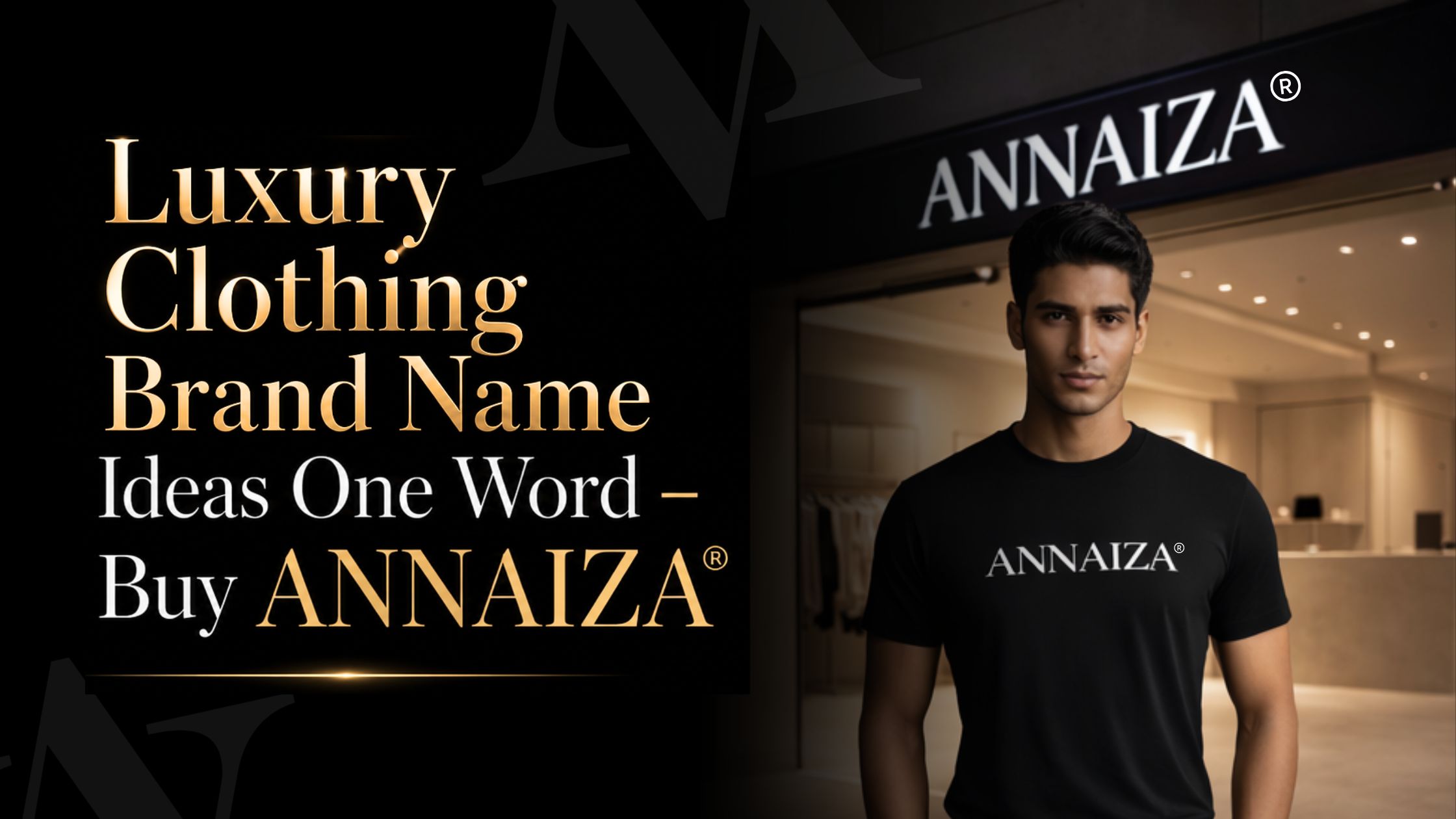 Luxury Clothing Brand Name Ideas One Word – Buy ANNAIZA®
