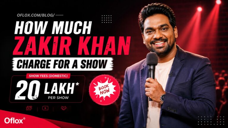 How Much Zakir Khan Charge for a Show