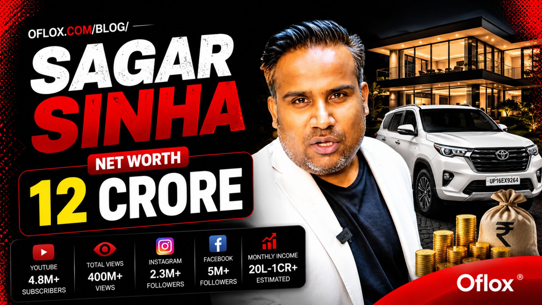 Sagar Sinha Net Worth