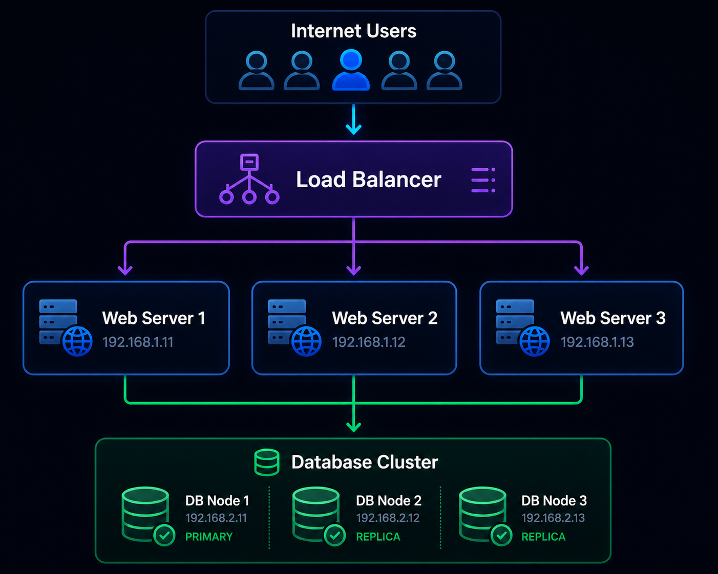 Typical Load Balancer Traffic Flow