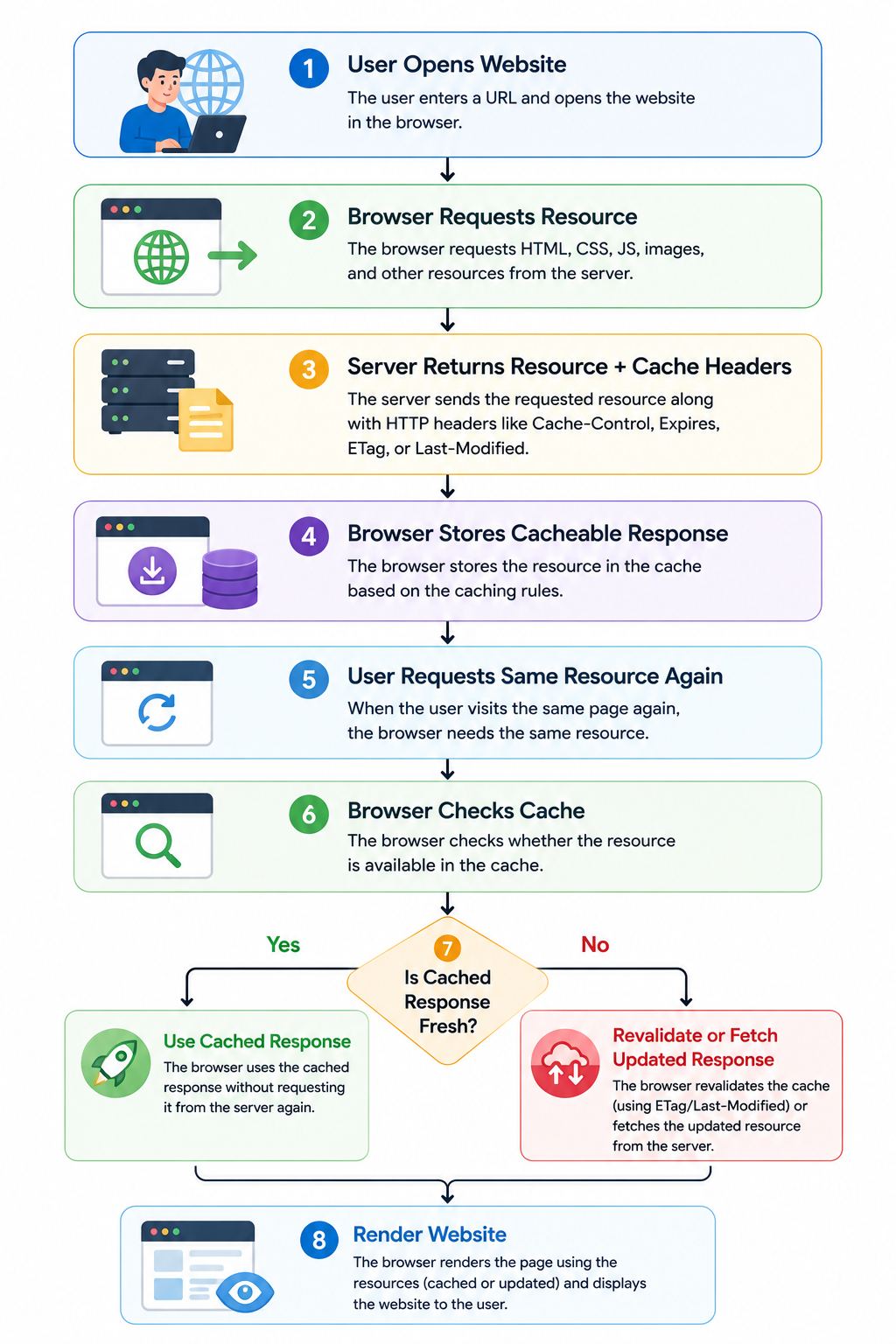 Browser Caching Workflow