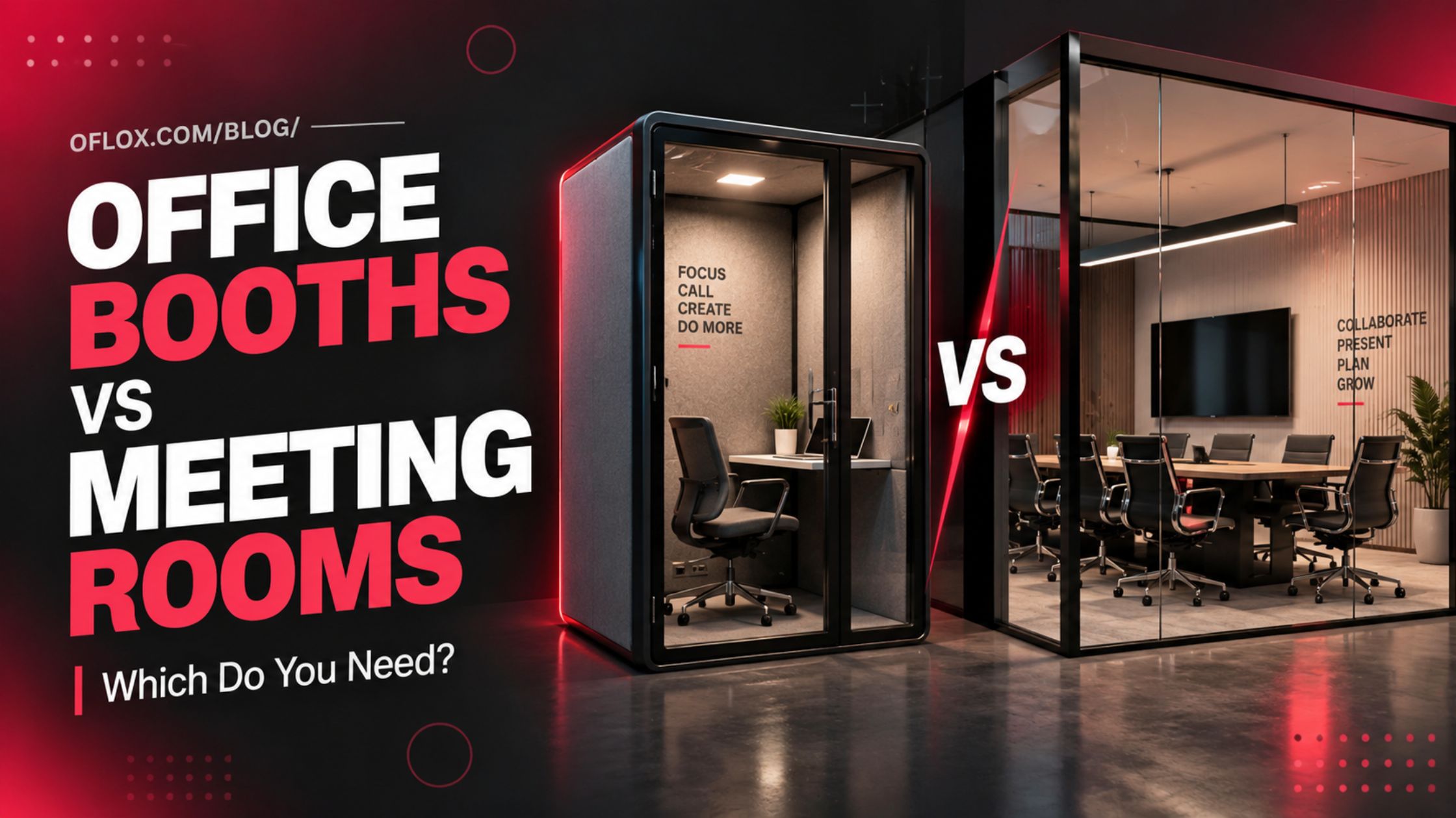 Office Booths vs Meeting Rooms
