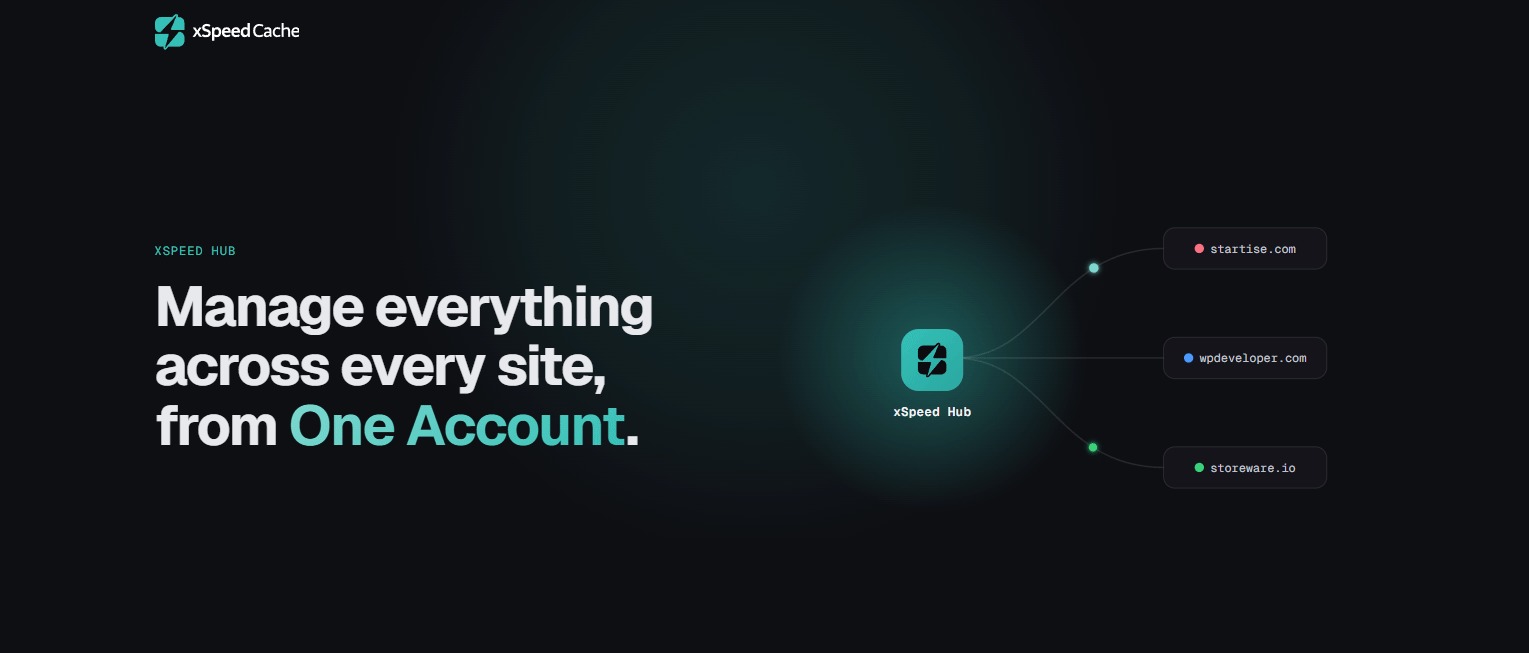 xSpeed Hub: Managing Every Website From One Place